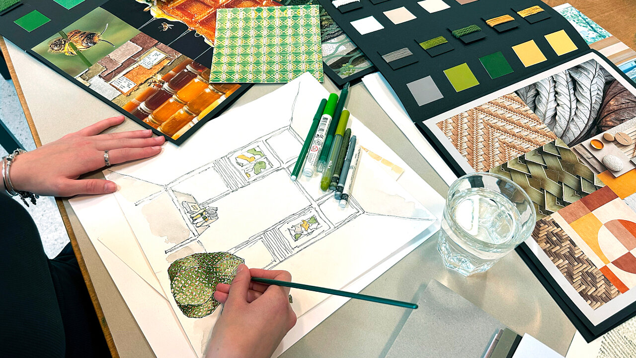 Pittura per il tessile