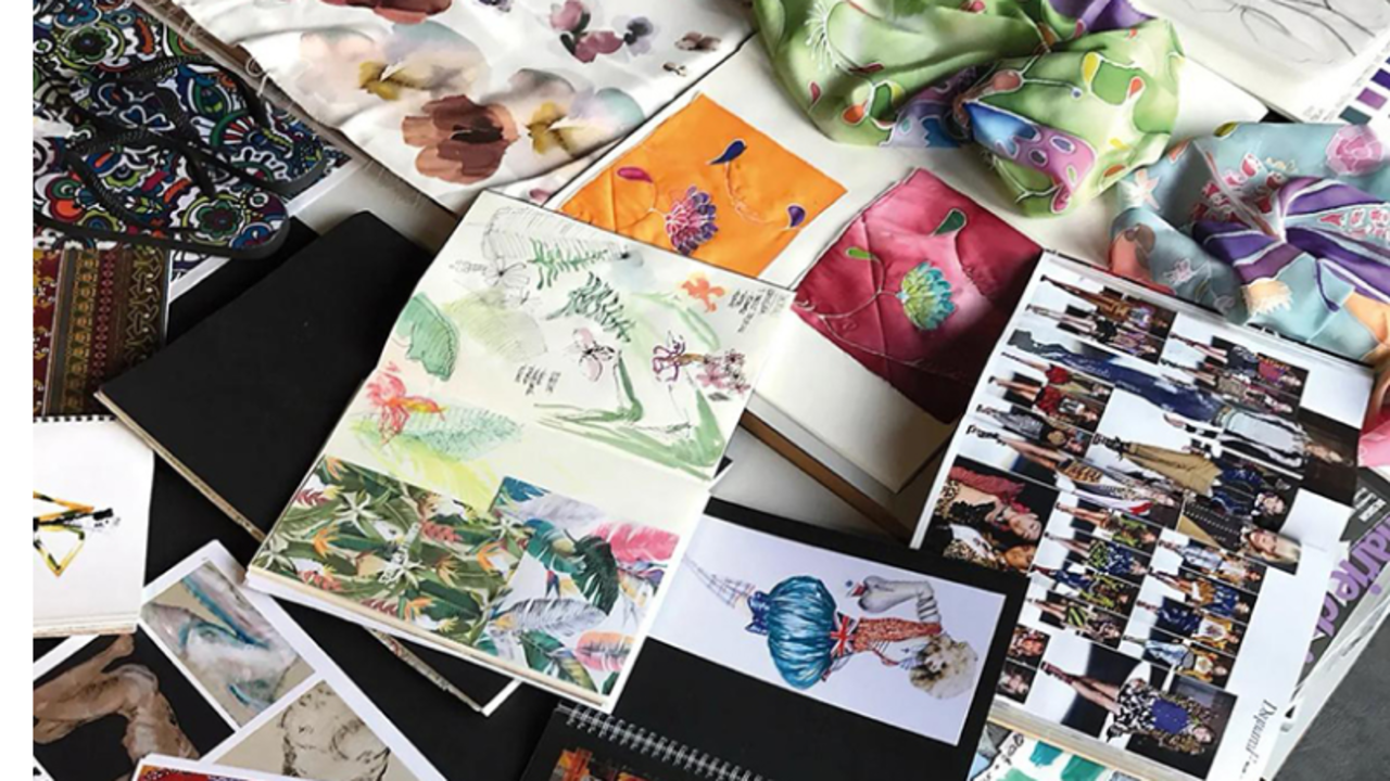 Moodboard per il tessile