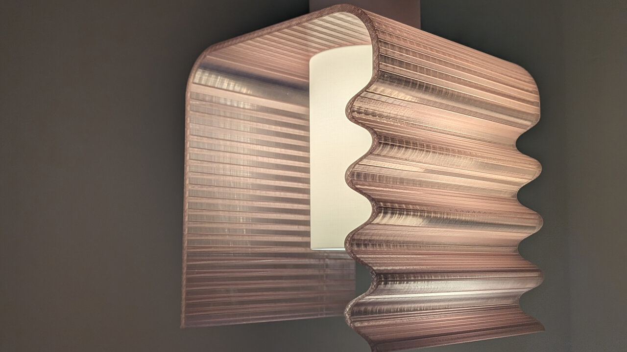 lampada stampata in 3d