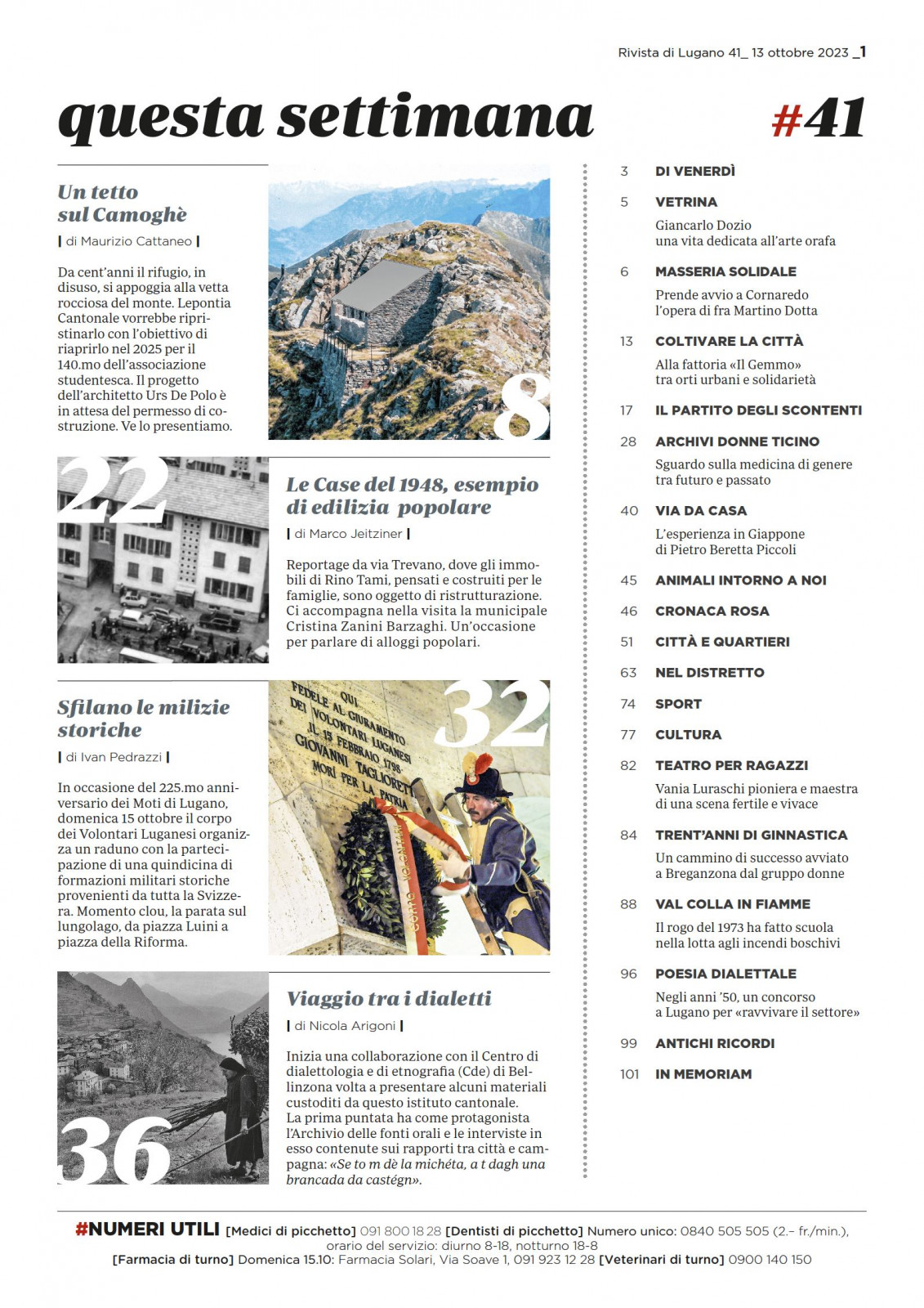 Articolo Rivista di Lugano